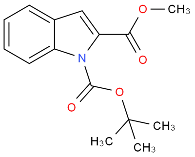 1-terc-butyl 2-metyl-1H-indol-1,2-dikarboxylát kas 163229-48-9