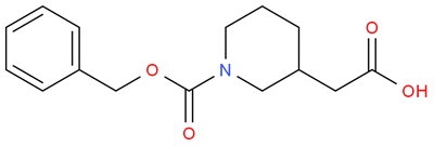 N-Cbz-3-kyselina piperidínoctová CAS 86827-10-3